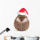 Christmas Hedgehog Wall Decal