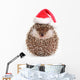 Christmas Hedgehog Wall Decal