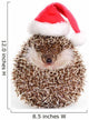 Christmas Hedgehog Wall Decal