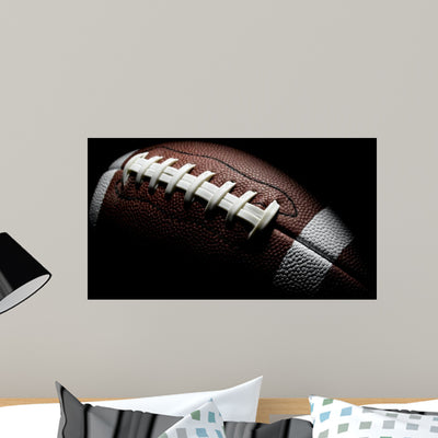 American Football Wall Decal shown on a wall