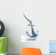 anchor on white background Wall Decal
