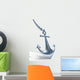 anchor on white background Wall Decal