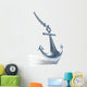 anchor on white background Wall Decal
