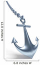 anchor on white background Wall Decal