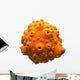 Orange Planet Asteroid Wall Decal