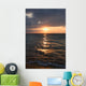 Calm ocean and beach on tropical sunrise Wall Mural
