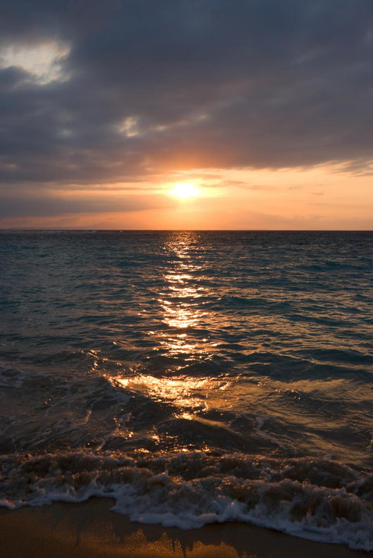 Calm Ocean And Beach On Tropical Sunrise Wall Decal