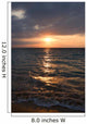 Calm ocean and beach on tropical sunrise Wall Mural