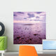 Tropical beach at beautiful sunset. Nature background Wall Mural