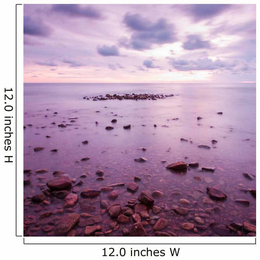 Tropical beach at beautiful sunset. Nature background Wall Mural