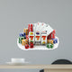Casino Slot Machine with Wall Decal