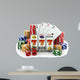 Casino Slot Machine with Wall Decal