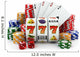 Casino Slot Machine with Wall Decal