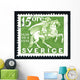 Post horseman Wall Mural