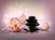 Spa Stones And Orchid Wall Decal