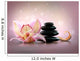 Spa Stones and Orchid Wall Mural