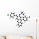 Clofazimine Leprosy Drug Molecules. Wall Decal