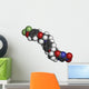 Delamanid tuberculosis drug molecule. Wall Decal