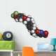 Delamanid tuberculosis drug molecule. Wall Decal