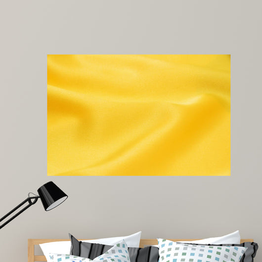 Yellow Satin Wall Decal