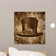 Steampunk Top Hat Wall Mural