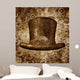 Steampunk Top Hat Wall Mural