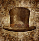Steampunk Top Hat Wall Decal