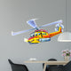Cartoon Helicopter Illustration for Wall Decal
