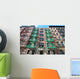 Old Building with Fire Wall Decal