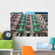 Old Building with Fire Wall Decal