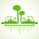 Ecology Concept with Eco Wall Decal