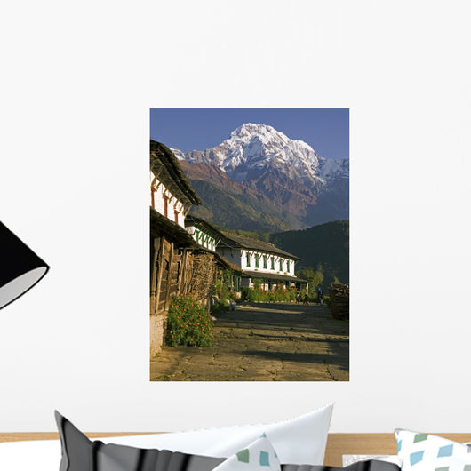 Ghandruk village in Nepal Wall Mural