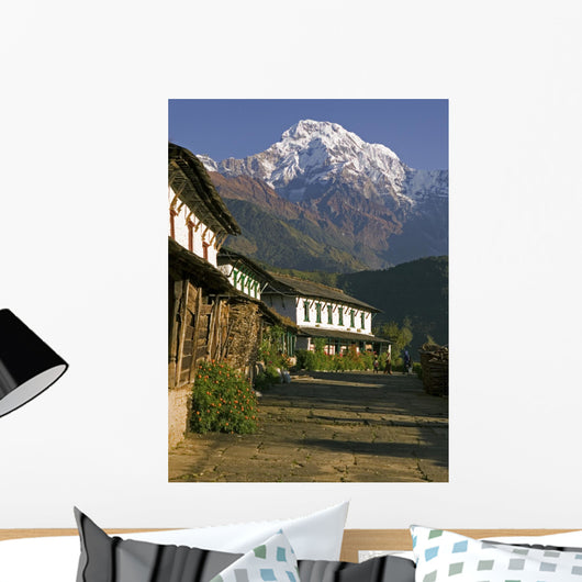 Ghandruk village in Nepal Wall Mural