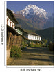 Ghandruk village in Nepal Wall Mural
