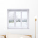 Snow Scene Window Wall Mural