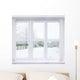 Snow Scene Window Wall Mural