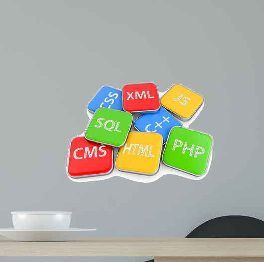 Internet Pogrammiersprache Wall Decal