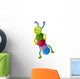 Funny Colorful Caterpillar Wall Decal