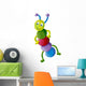 Funny Colorful Caterpillar Wall Decal