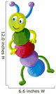 Funny Colorful Caterpillar Wall Decal