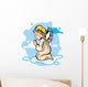 Angel Is Praying Sky Wall Decal
