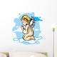 Angel Is Praying Sky Wall Decal