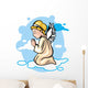 Angel Is Praying Sky Wall Decal