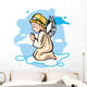 Angel Is Praying Sky Wall Decal