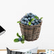 Fresh Blueberry Fruit Wall Decal