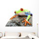 Frog on a Rock Isolated Wall Decal