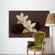 Vanilla Beans with Flowers Wall Decal