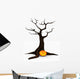 Jack-o-lantern Spooky Halloween Tree Wall Decal