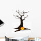 Jack-o-lantern Spooky Halloween Tree Wall Decal