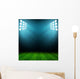 stadium lights at night and stadium Wall Mural